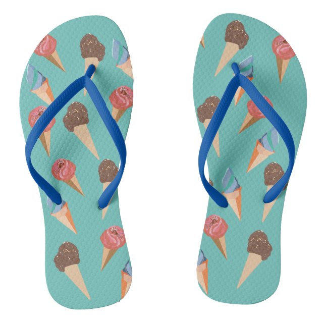 Ice creams flip flops (Footbed)
