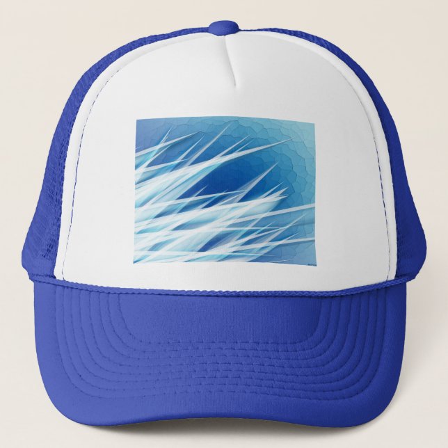 Ice Crystal Shards Trucker Hat (Front)