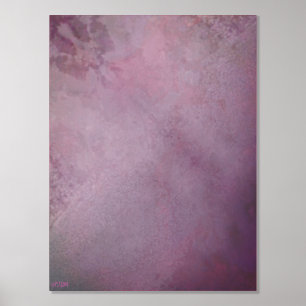 Ice Crystals IV Silver Foil Print