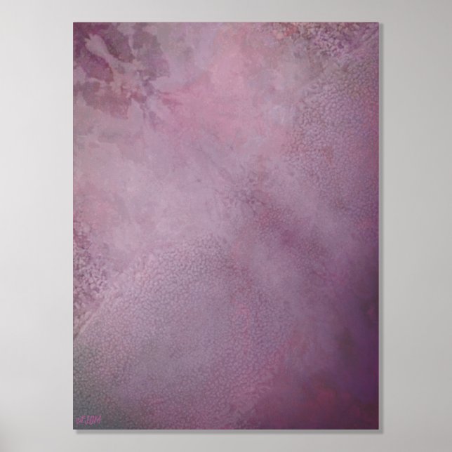 Ice Crystals IV Silver Foil Print (Front)