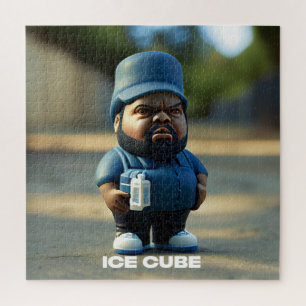 ICE CUBE Portrait Fun Art Photo Jigsaw Puzzle