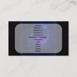 "Ice Cube Spirit" Fractal Art Business Card