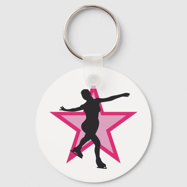 ice dancer keychain (Front)