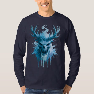 Ice Demon Watercolor Long Sleeve T-Shirt
