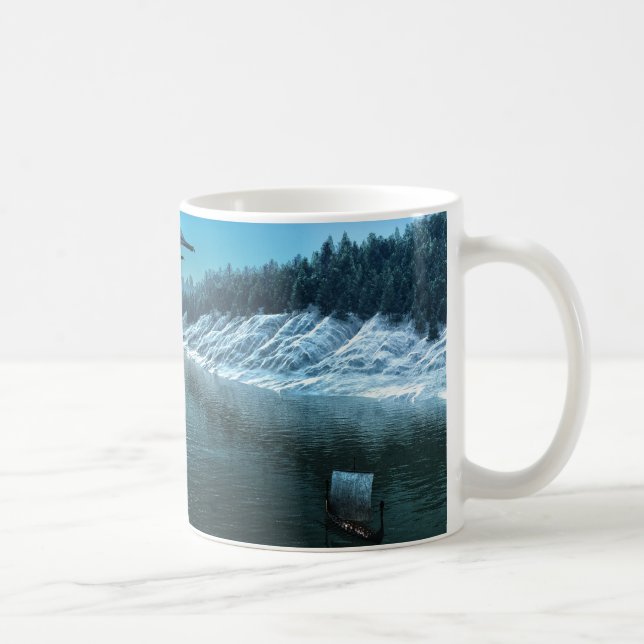 Ice Dragon Coffee Mug (Right)