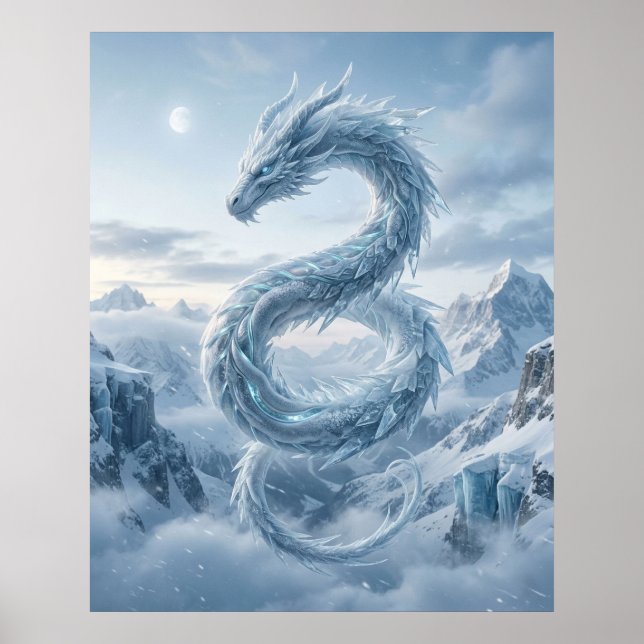 Ice Dragon Peaks Poster (Front)