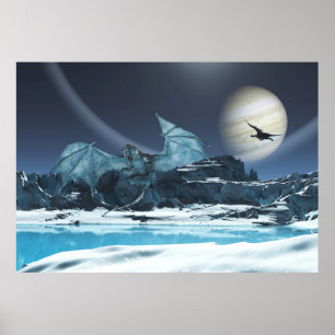Ice Dragon Poster