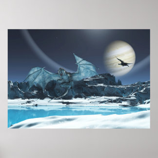 Ice Dragon Poster