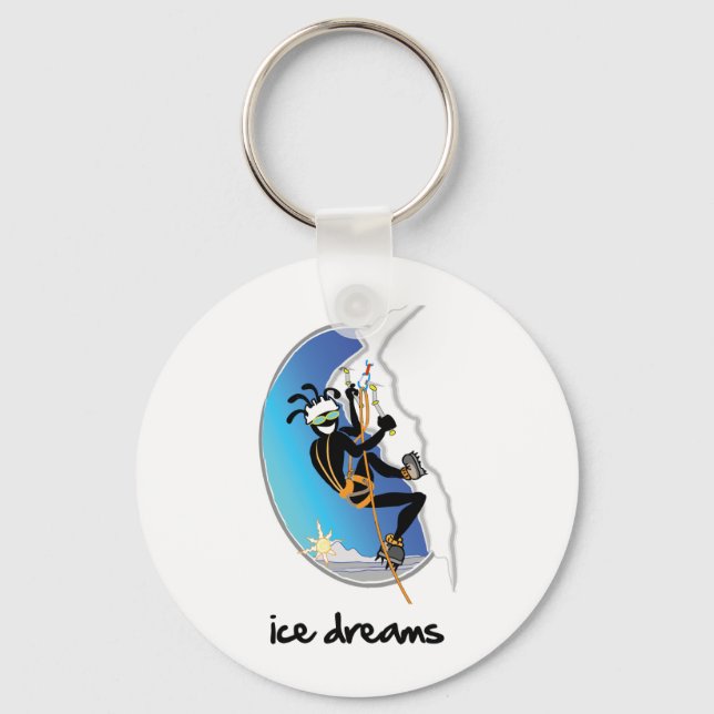 "Ice Dreams" Keychain (Front)