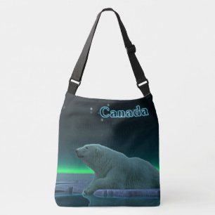 Ice Edge Polar Bear - Canada Crossbody Bag