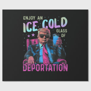 ICE Enjoy an Ice Cold Wrapping Paper