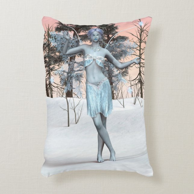 Ice Fairy Decorative Pillow (Front(Vertical))