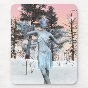 Ice Fairy Mouse Pad