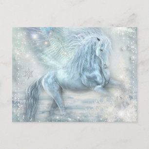 Ice Fantasy Pegasus Postcard