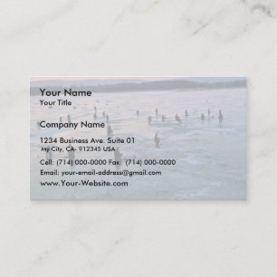 Ice Fishermen, Stoddard, WI Business Card