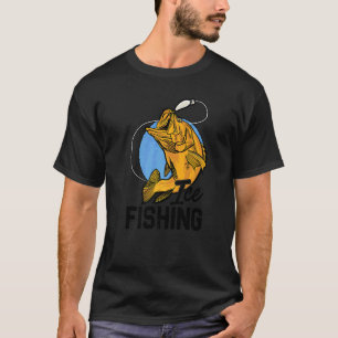 Ice Fishing Graphic Fishing Rod Ice Fisher Ice Fis T-Shirt