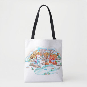 Ice Fishing Tote Bag