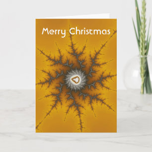 Ice Flake - Merry Christmas Fractal Card