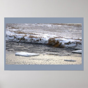 Ice Floating on Water Poster