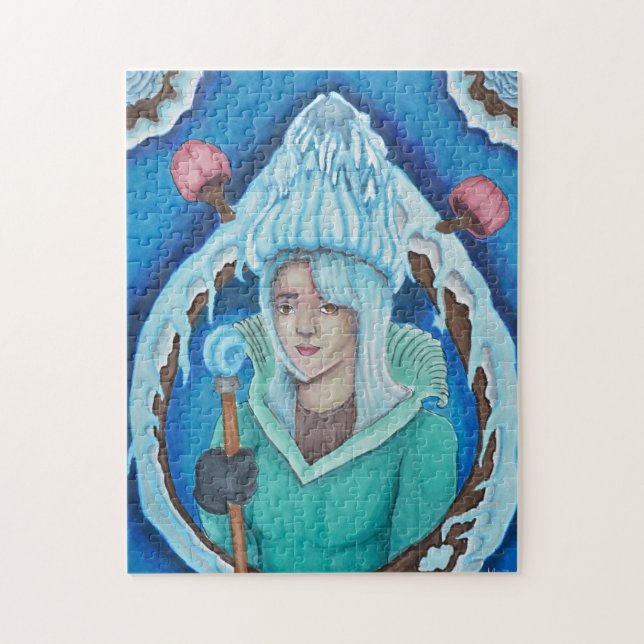 Ice Forest Queen Puzzle (Vertical)