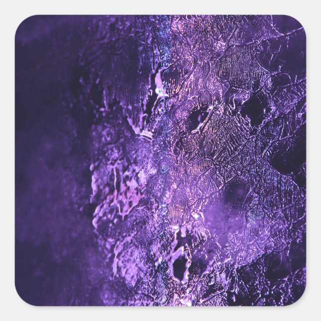 Ice - Glacial - Amazing! Square Sticker (Front)