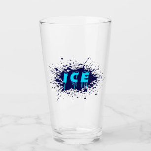 Ice Graffiti Typography Urban Street Art Design Glass