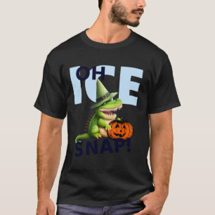 ICE Halloween Alligator Oh Snap! T-Shirt