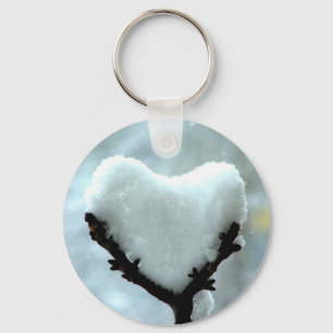 Ice Heart Keychain
