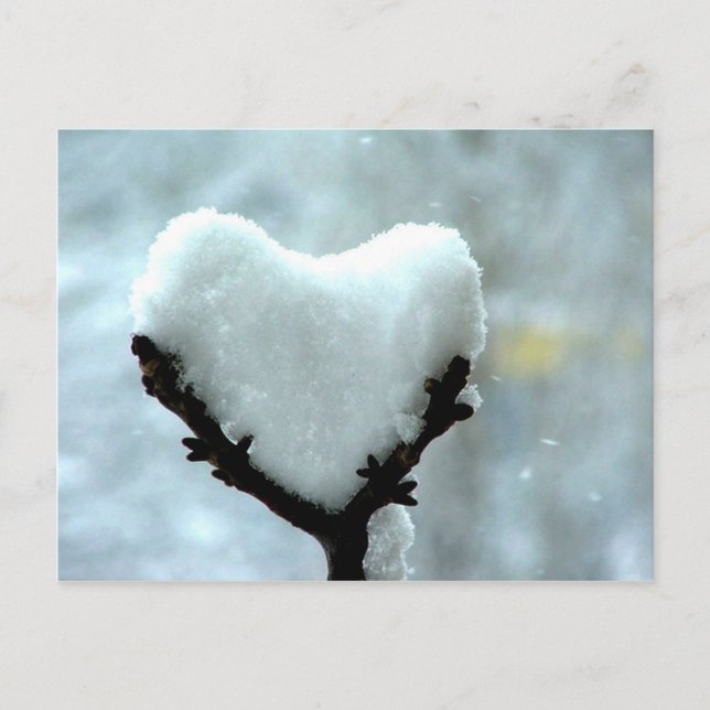 Ice Heart Postcard (Front)