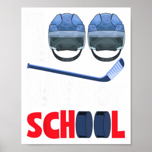 Ice Hockey 11th Birthday Party Player Sports Team Poster