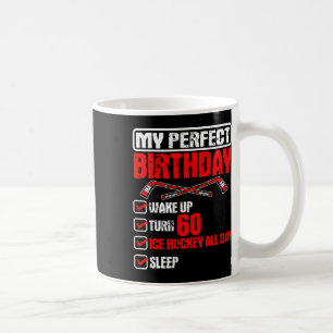 Ice Hockey 60th Perfect Birthday Team Player Sport Coffee Mug