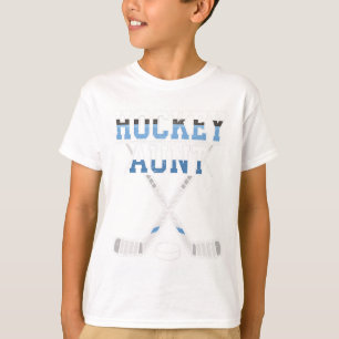 Ice Hockey Aunt Proud Auntie Of Player Goalie Spor T-Shirt