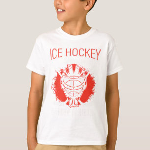 Ice Hockey Because Murder Is Wrong Ice Hockey Play T-Shirt