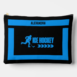 Ice Hockey Birthday Gift, Ice Hockey Player Girl,  Accessory Pouch