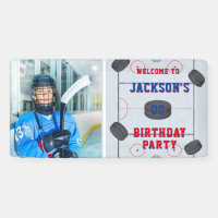 Ice Hockey Birthday Party Photo