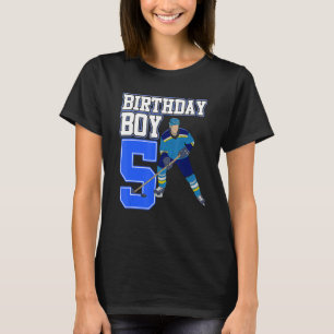 Ice Hockey Boy 5th Birthday Sport  Player Coach Gr T-Shirt