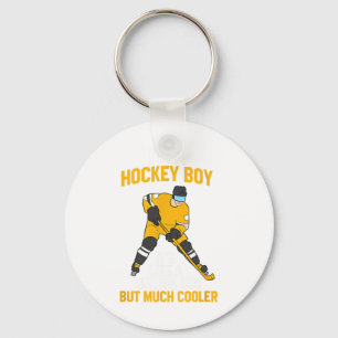 Ice Hockey Boy Hockey Son Ice Hockey Keychain