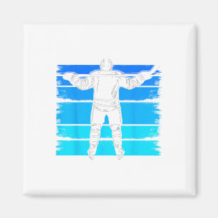Ice Hockey Boys Number 2 2nd Birthday 2 Year Old H Magnet