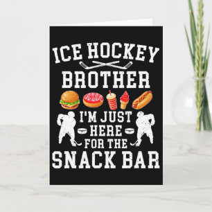 Ice Hockey Brother Snack Byr Ice Hockey Player Bro Card