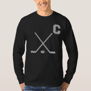 Ice Hockey Captain Dark T-Shirt