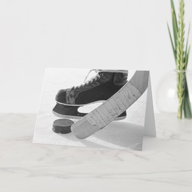 Ice Hockey Card (Front)