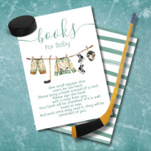 Ice Hockey clothesline Books for baby