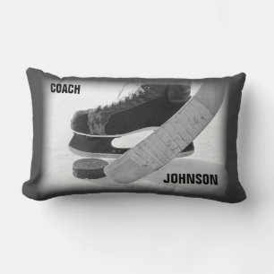 Ice Hockey Coach Thank You Lumbar Pillow