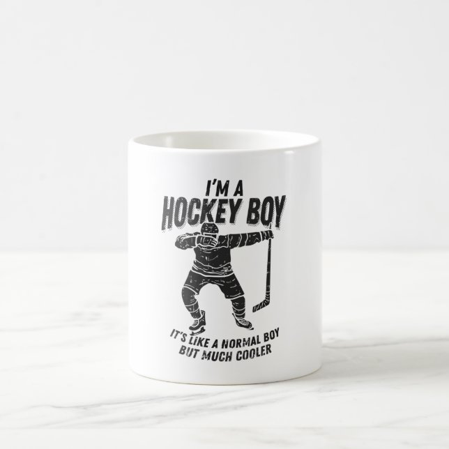 Ice Hockey Dabbing Gift Coffee Mug (Center)