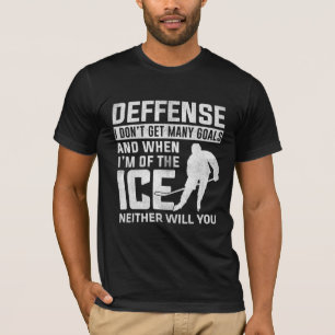 Ice Hockey Defenseman Player Sport Lovers T-Shirt