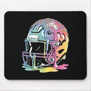 Ice Hockey Drip Boys Youth Goalie Hockey Ice Cream Mouse Pad