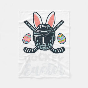 Ice Hockey Easter Helmet Puck Sports Men Boys Kids Fleece Blanket