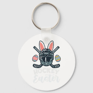 Ice Hockey Easter Helmet Puck Sports Men Boys Kids Keychain