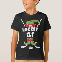 Ice Hockey Elf Funny Hockey Xmas Elve Costume Gift