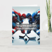 Ice Hockey Faceoff for Fun Team